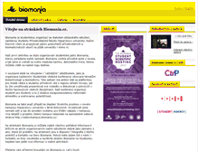 Tablet Screenshot of biomania.cz