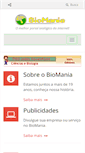 Mobile Screenshot of biomania.com.br