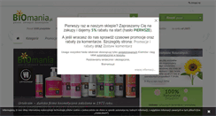 Desktop Screenshot of biomania.pl